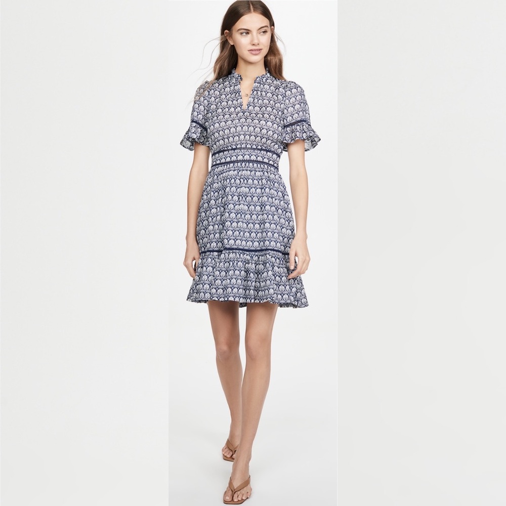 Scotch and soda blue floral dress